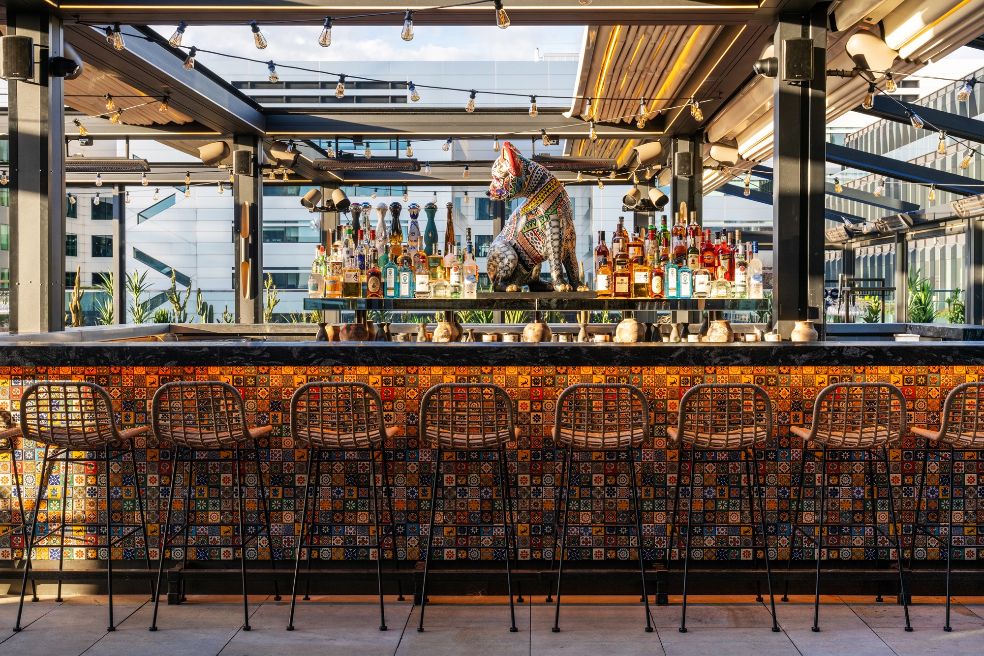 The bar at Los Mochis