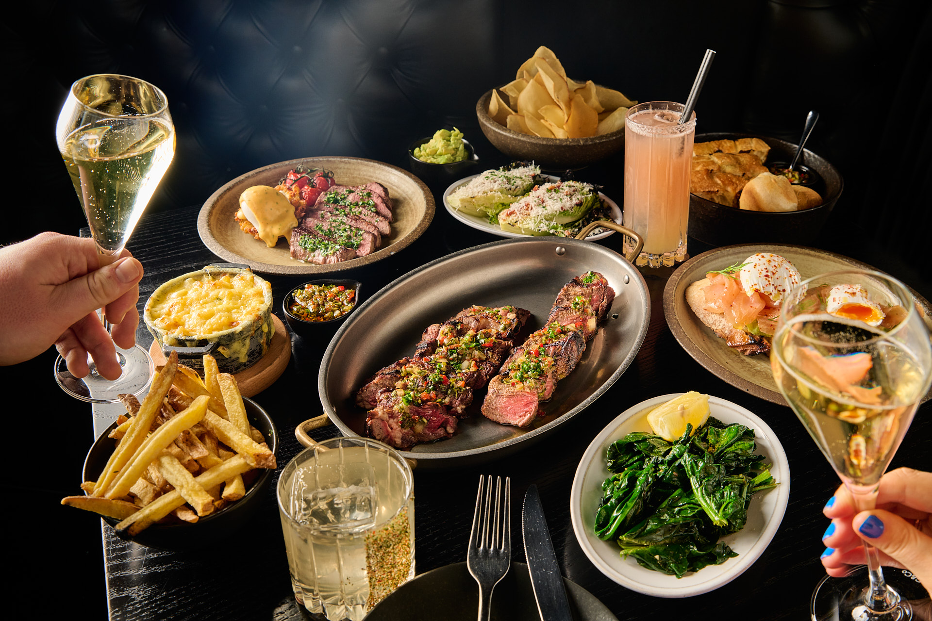 A variety of dishes from Gaucho