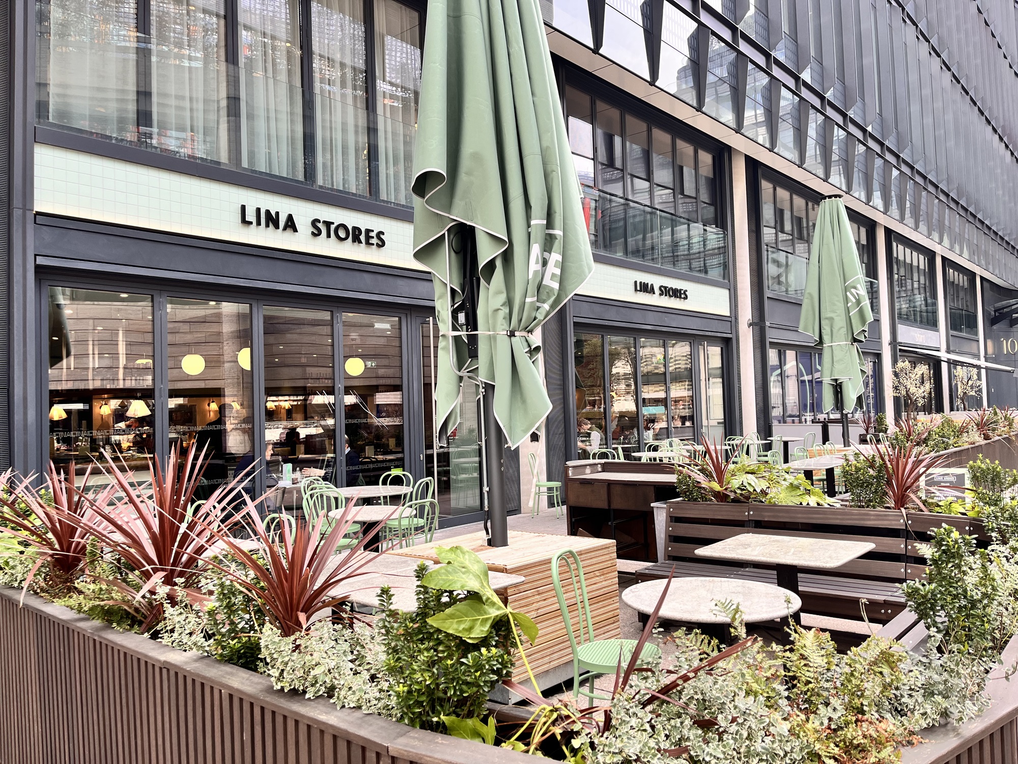 Exterior of Lina Stores